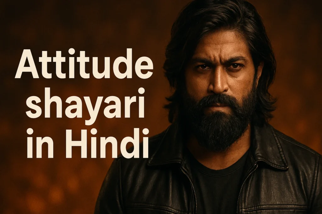 Attitude Shayari in Hindi