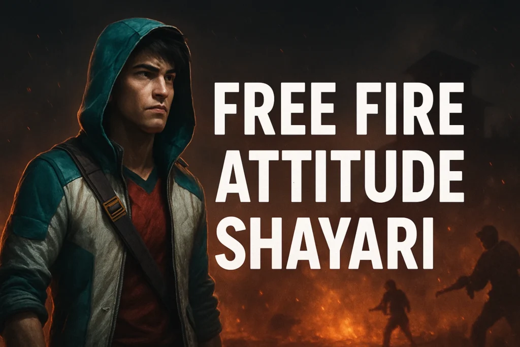 Free Fire Attitude Shayari in Hindi